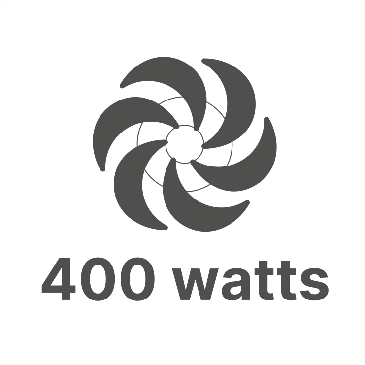 Moc 400W